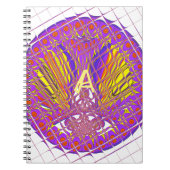 Buchstabe A, farbiges Logo Notizblock (Vorderseite)