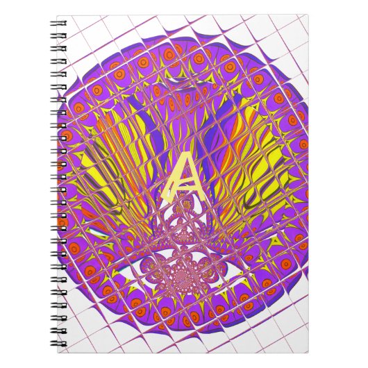 Buchstabe A, farbiges Logo Notizblock (Vorderseite)