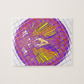 Buchstabe A, farbiges Logo Puzzle (Horizontal)