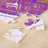 Buchstabe A, farbiges Logo Puzzle (Seite)