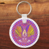 Buchstabe A, farbiges Logo Schlüsselanhänger (Vorderseite)