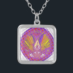 Buchstabe A, farbiges Logo Versilberte Kette<br><div class="desc">Herzlich willkommen bei Achempong Zazzle, Ihrem ultimativen Ziel für köstliche und einzigartige Geschenkartikel! Unser Online-Shopping-Shop ist eine Schatzkammer bezaubernder Designs, und wir freuen uns, Ihnen eine unserer herausragenden Kreationen vorstellen zu können - die Geschenkartikel "Letter A, Colorful Logo Text Design". Tauchen Sie ein in die Welt der lebhaften Farben und...</div>