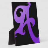 Buchstabe A Fotoplatte (Seite)