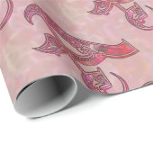 Buchstabe A Geschenkpapier (Rolleneckpunkt)