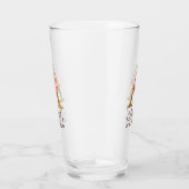 Buchstabe A Gold-Monogramm Blush-Rosen Glas (Rechts)