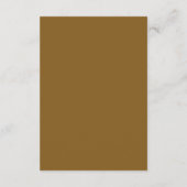 Buchstabe A Gold-Monogramm Rosé Rosen Dankeskarte (Rückseite)