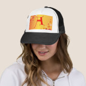 Buchstabe A Hat Truckerkappe (Beispiel)