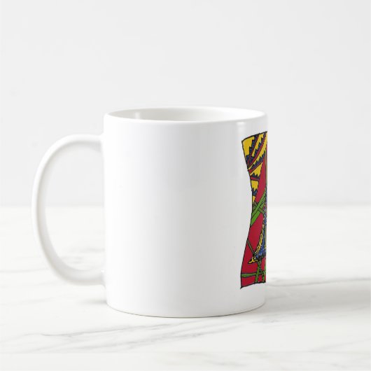 Buchstabe "A" Kaffeetasse (Links)