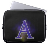 Buchstabe A Laptopschutzhülle (Vorderseite)