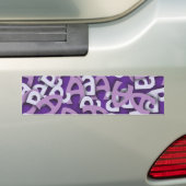 Buchstabe A Lila Autoaufkleber (Auf Auto)