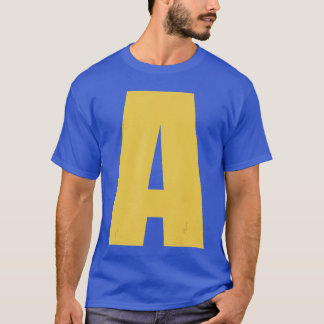 Buchstabe A Lustiges Gruppen-Halloween-Kostüm T-Shirt