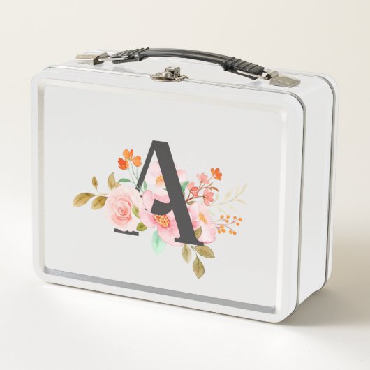 Buchstabe A Metall Brotdose (Vorderseite)