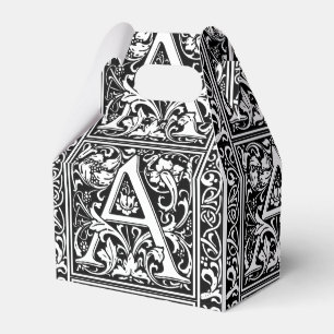 Buchstabe A Mittelalterliches Monogramm Art Nouvea Geschenkschachtel