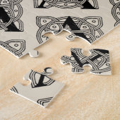 Buchstabe A Monogramm Vintage-Keltischer Knoten Dr Puzzle (Seite)