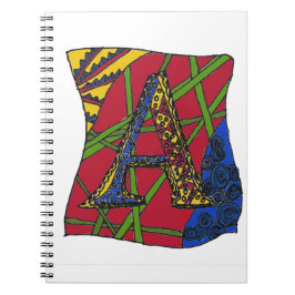 Buchstabe "A" Notizblock