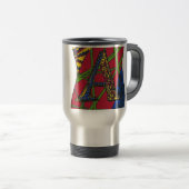 Buchstabe "A" Reisebecher (VorderseiteRechts)