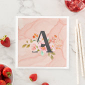 Buchstabe A Serviette (Beispiel)