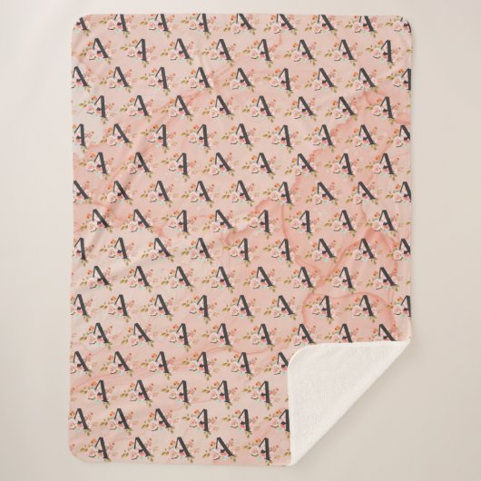 Buchstabe A Sherpadecke (Vorderseite)