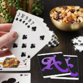 Buchstabe A Spielkarten (In Situ)