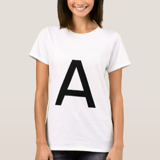 Buchstabe "A" T - Shirt