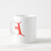 Buchstabe A Tasse (Vorderseite Links)
