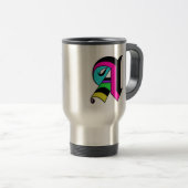 Buchstabe "A" Tasse für den Reisekaffee (VorderseiteRechts)
