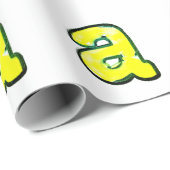 Buchstabe "a" THCA $THCBand Geschenkpapier (Rolleneckpunkt)