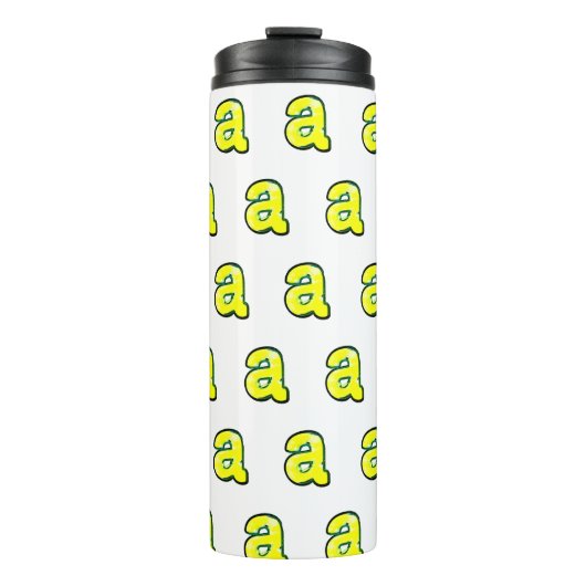 Buchstabe "a" thermosbecher (Vorderseite)