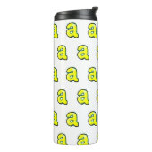 Buchstabe "a" thermosbecher (Nach links gedreht)