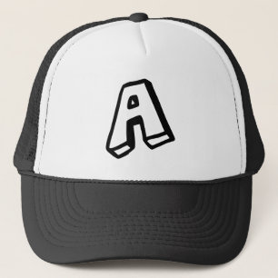 Buchstabe "A" Truckerkappe