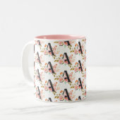 Buchstabe A Zweifarbige Tasse (Vorderseite Links)