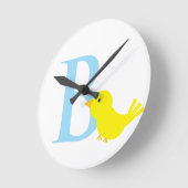 Buchstabe B Anfangszeit Runde Wanduhr (Winkel)