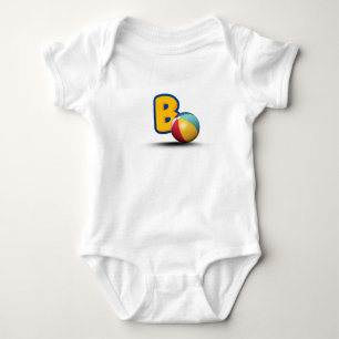 Buchstabe B Baby Strampler