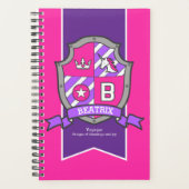 Buchstabe B Beatrix Name bedeutet Wappen pink Planer (Vorderseite)