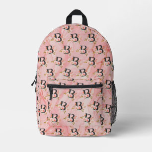 Buchstabe B Bedruckter Rucksack