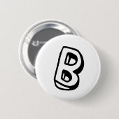 Buchstabe B Button (Vorne & Hinten)