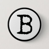 Buchstabe B Button (Vorderseite)