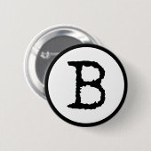 Buchstabe B Button (Vorne & Hinten)