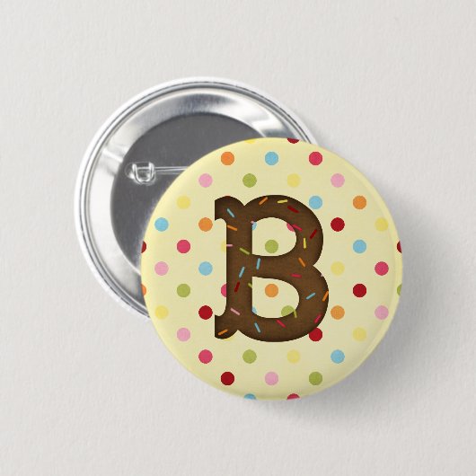 Buchstabe B Button (Vorne & Hinten)