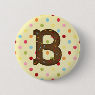 Buchstabe B Button