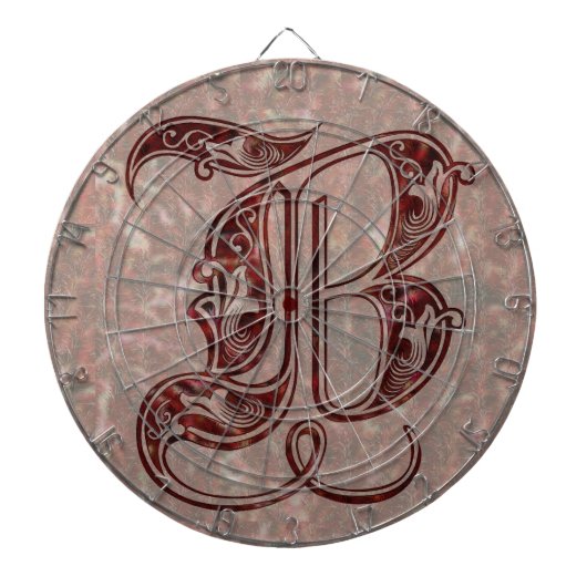 Buchstabe B Dartscheibe (vorne)