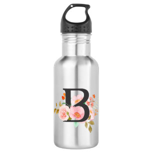 Buchstabe B Edelstahlflasche