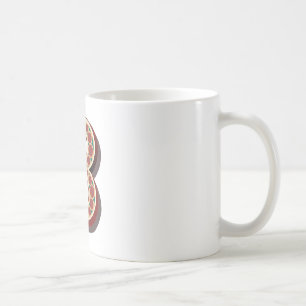 Buchstabe "B" Elegant bestickt Kaffeetasse