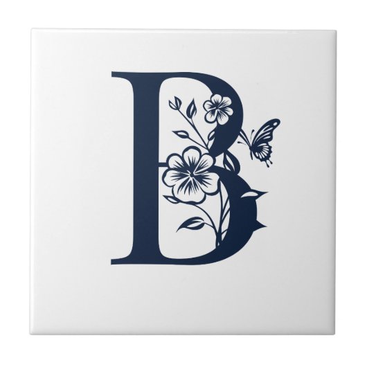 Buchstabe B Fliese (Vorderseite)