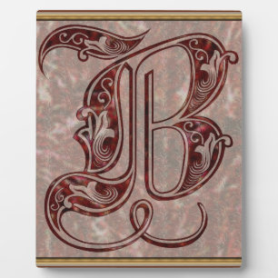 Buchstabe B Fotoplatte