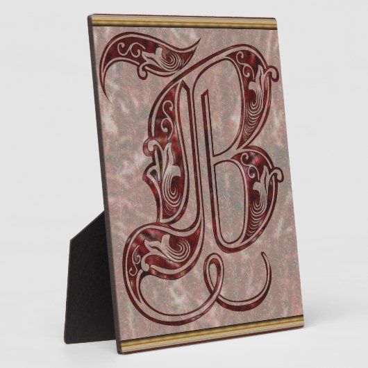 Buchstabe B Fotoplatte (Seite)