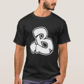 Buchstabe B Graffiti 1 T-Shirt (Vorderseite)