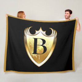 Buchstabe B Hauptstadt Alphabet Fleecedecke