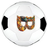 Buchstabe B im Thanksgiving-Stil Fußball (Gedreht)