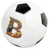 Buchstabe B im Thanksgiving-Stil Fußball (Dreiviertel)